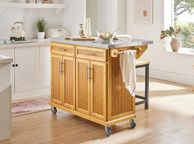 main image for ad Kitchen Island with expandable work surface