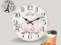 main image for ad Bicycle Shabby Chic Paris Clock