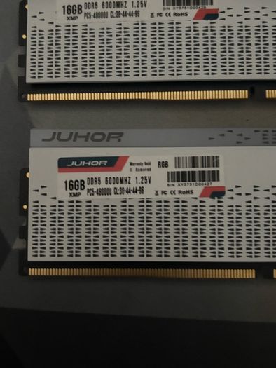 Juhor 32GB (2 x 16GB) 6000MHz RAM Memory Kit