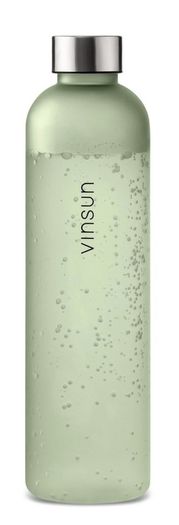 Used but still in good condition. Vinsun drinking bottle 1l green -