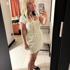 zara polka dot dress