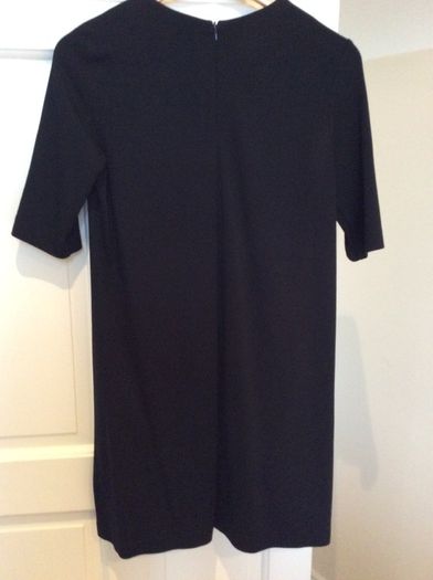 Beautiful black shift dress H&M small 10 12