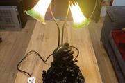 Double Light Table Lamp with built-in water feature