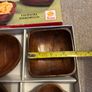 A Set of Vintage Handcrafted Tropical Hardwood Dishes Image 3
