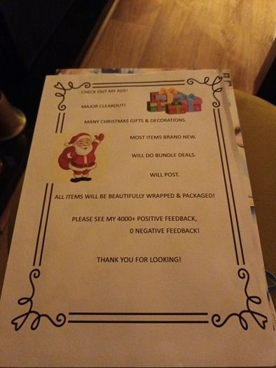 Christmas Clearout