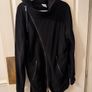 Hoodie with asymmetrical zipper Image 2