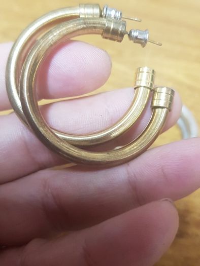 Big round earrings 4 pairs