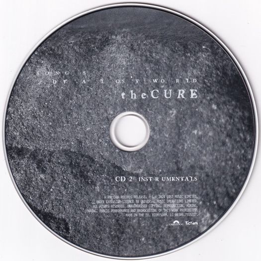 the CURE - Songs Of A Lost World