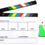 Acrylic Plastic Clapper Board for Film, 30x24CM Director's Film Clapboard Movie Cut Action Scene Slate for Movie, Video, TV Show, Studio Live (FREE POSTAGE) Image 2