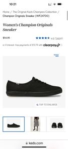 Keds Women's Black Fashion Canvas Trainers