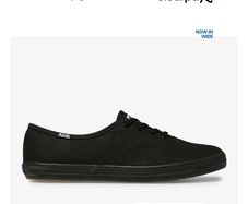 Keds Women's Black Fashion Canvas Trainers