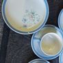 4 cups 4 saucers ,4  side plates ,milk jug ,sugar bowl ,some marked carrigaline, others plain ,buyer collects,,sold as is Image 4