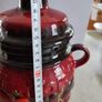 Large Vintage 1960s Red Rumtopf Jar / Scheurich Keramik West German / 820-28 Image 2