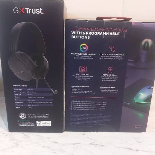 Gaming Headset and mouse