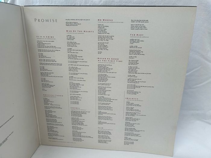 Sade Promise Vinyl LP, Original 1985, Classic 80's Hits, The Sweetest Taboo
