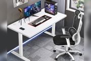 NEW SALE Electric Standing Desk 120 x 60cm, Height Adjustable Desk Stand Up Desk for Home Office, Sit Stand Desk Adjustable