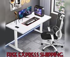 NEW SALE Electric Standing Desk 120 x 60cm, Height Adjustable Desk Stand Up Desk for Home Office, Sit Stand Desk Adjustable