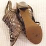 Gorgeous M&S Metallic Sandals: Size 5 Image 2