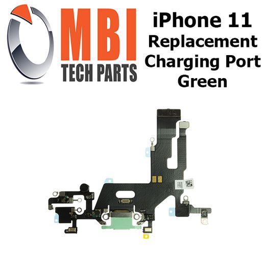 iPhone 11 Replacement Charging Port Dock Connector Flex Cable Mic Green