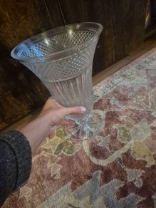Large Tyrone crytal vase
