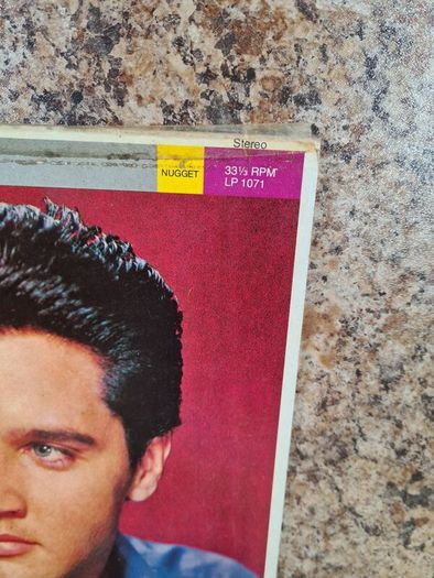 Elvis Presley Live In Action Vinyl Record Lp Holland  Nugget
