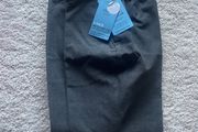 Grey M&amp;S easy dressing trousers 7-8