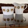 Colclough Bone China Ridgeway Pottery milk Jug and Sugar Bowl Image 5