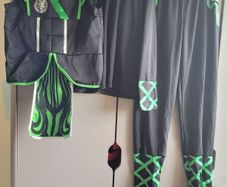 ninja warrior costume with accessories