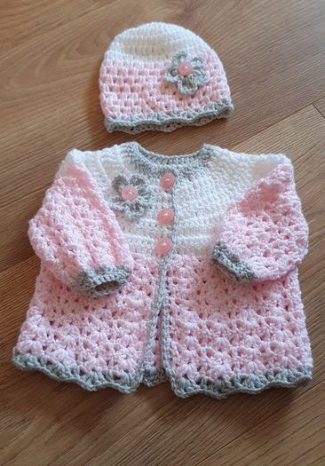 Handknit Baby Cardigans and Blankets