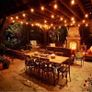 Outdoor String Lights Mains Powered, 48ft IP65 Waterproof Garden Festoon Lights, 15x2w 1 LED Bulbs Warm White Decorative Lighting for Home Patio Veranda Backyard Party Pergola (FREE POSTAGE) Image 3