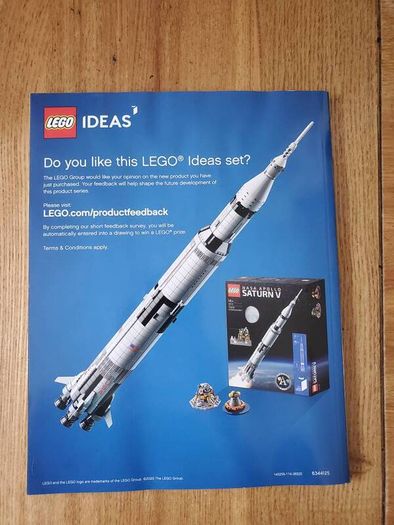 LEGO Ideas 21309 NASA Apollo Saturn