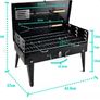 Portable BBQ Grill Barbecue & Utensils NEW Image 2
