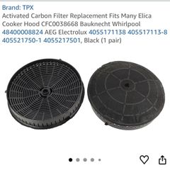 cooker hood carbon filter x2 sets