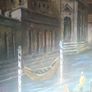 Large Oil Painting of Venice Image 3
