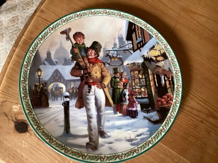 christmas A Christmas Carol plate