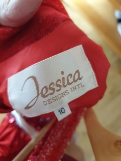 Jessica design red dress