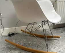Mid-century Eames style rocking armchair