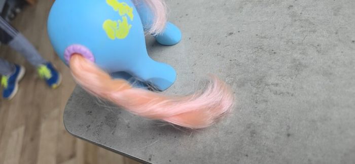 Squeezer Happy Tails Ponies Puppies MLP G1 My Little Pony