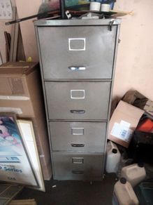 metal filing cabinet