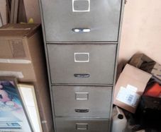 metal filing cabinet