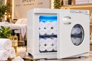 Hot Towel Warmer Cabinet 23L 2-Rack Spa Towel Heater with UV Lamp &amp; Viewing Window