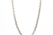 Vintage 925 Sterling Silver Long Belcher Chain