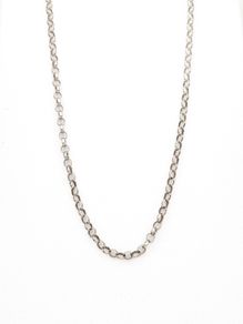 Vintage 925 Sterling Silver Long Belcher Chain