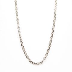 Vintage 925 Sterling Silver Long Belcher Chain