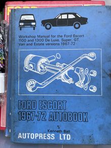 Autobooks Manual: 67-72 Ford Escort GT Super Deluxe