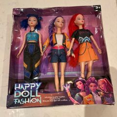 Two K-Pop Fashion Dolls 3 Pack Sets (Brand New in Boxes) Inspired by K Pop Demon Hunters