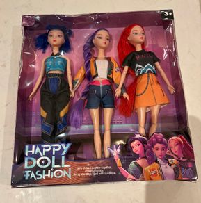 Two K-Pop Fashion Dolls 3 Pack Sets (Brand New in Boxes) Inspired by K Pop Demon Hunters