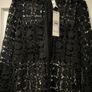 Black Lace Top Long Sleeve BNWT Image 4