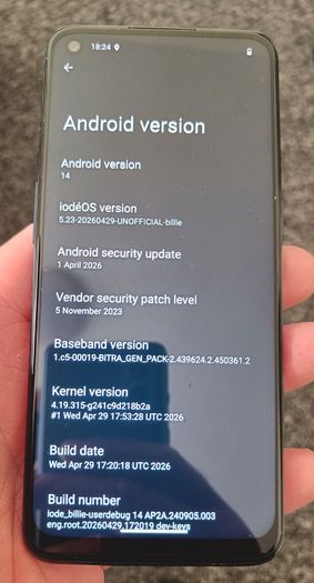 OnePlus N10 5g   iodeOS