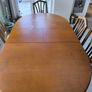 8 dining room chairs and extendable table. Image 5